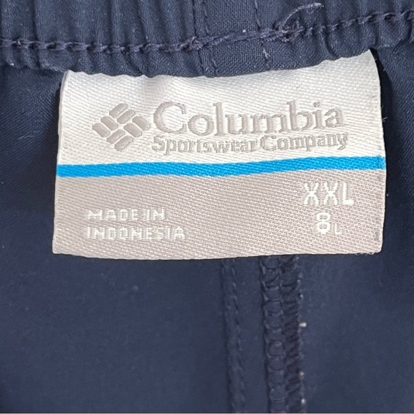 Men’s Columbia Lightweight Athletic Running Shorts Size 2XL Blue Drawstring - Picture 8 of 13
